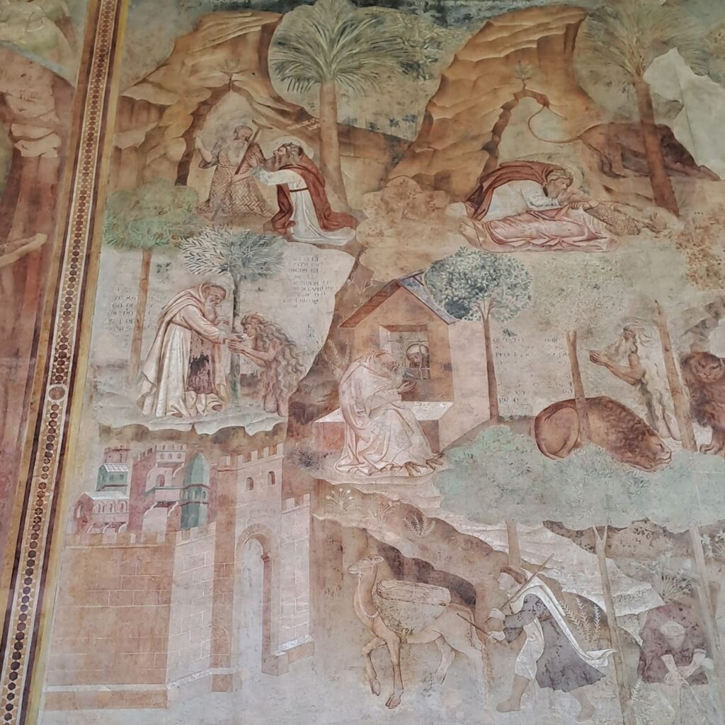 affresco le storie di san ranieri camposanto pisa