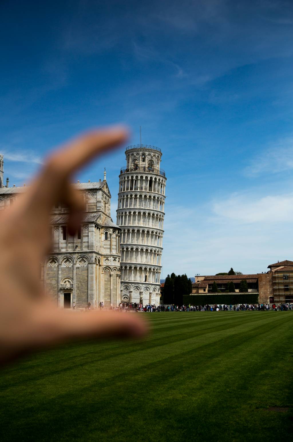 scheve toren van pisa foto