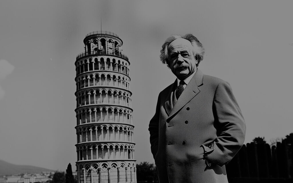 toren van pisa albert einstein